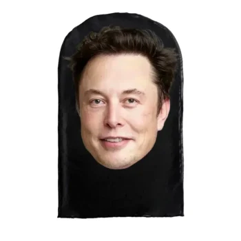 Masque Elon Musk photo 3D personnalisé