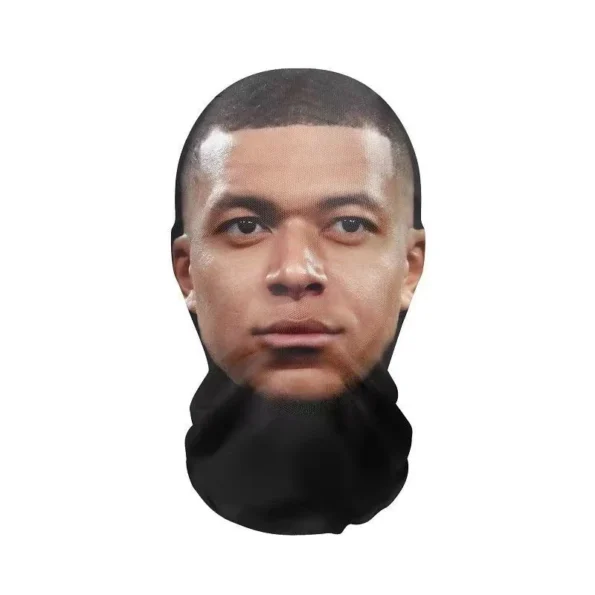 Masque personnalisé Kylian M'Bappé photo 3D