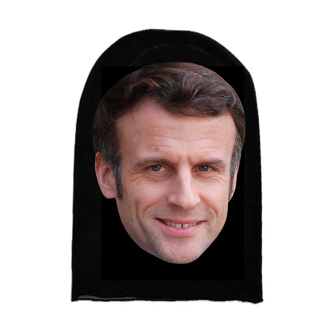 Masque Macron photo 3D personnalisé Masque Macron photo 3D personnalisé