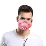 Masque bouche drôle gros nez