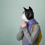 Masque Tête de chat