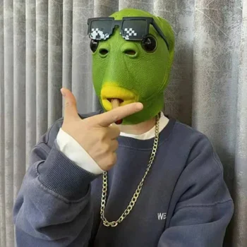 Masque tête de poisson latex