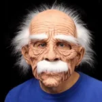 Masque Albert Einstein vieil homme réaliste