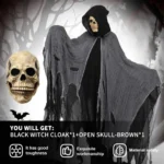 Déguisement halloween horreur cape et masque