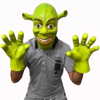 Déguisement de Shrek masque et mains