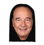 Masque Jacques Chirac réaliste photo visage