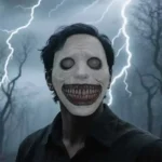 Masque d&rsquo;exorciste effrayant pour Halloween