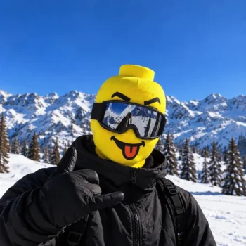 cagoule smiley langue tirée
