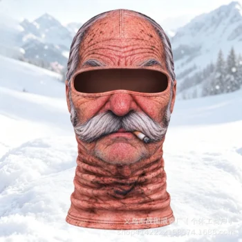 Cagoule Vieux Monsieur Moustachu