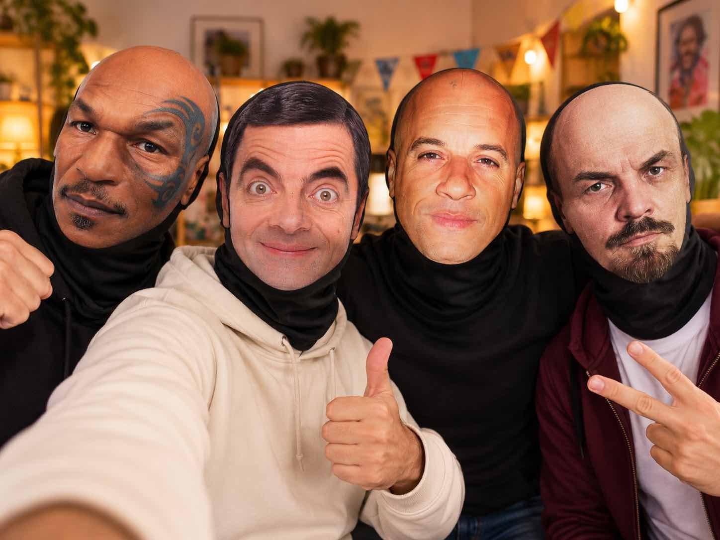 Masques de célébrités pour déguisement