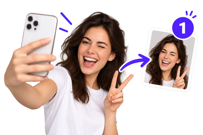 Envoyez votre photo pour créer votre masque personnalisé